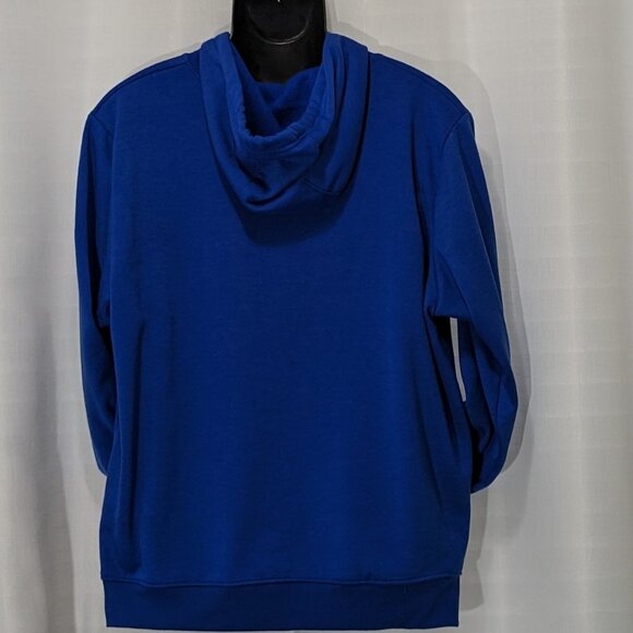 'Under Armour' Men's Rival Fleece Big Logo Hoodie - Versa Blue  Size  XL NWT - Picture 3 of 9